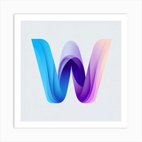 Letter W Art Print