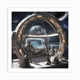 Space Station 18 Art Print