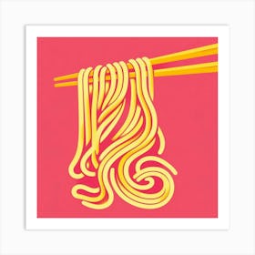 Asian Noodles Art Print