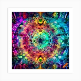 Psychedelic Painting Art Print