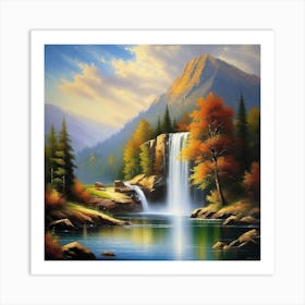 Waterfall 30 Art Print