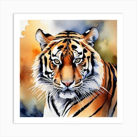 Tiger Painting 12 Art Print