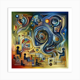 Abstract Painting 1 Art Print