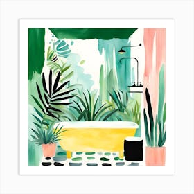 Jungle In My Bathtub 06 Art Print