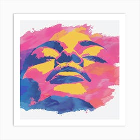 Face Of A Woman 7 Art Print