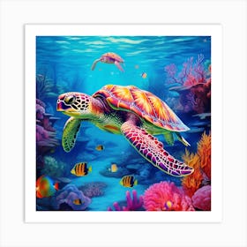 Sea Turtle 1 Art Print