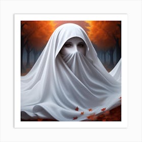 Ghost In The Woods 3 Art Print