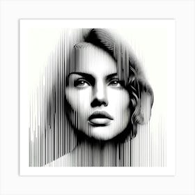 Portrait Of A Woman 31 Art Print