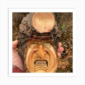 Wood Carving Art Print