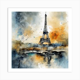 Paris Eiffel Tower 17 Art Print