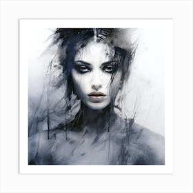 Portrait of a woman 16 Art Print