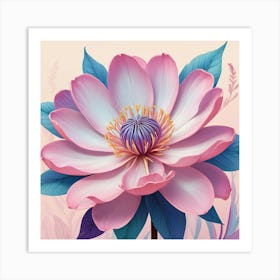 Lotus Flower 2 Art Print