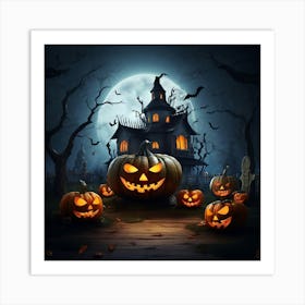 Haunted House 13 Art Print