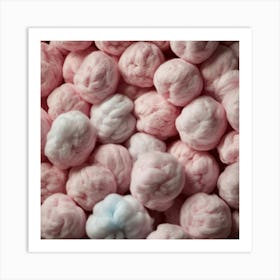 Pink Cotton Candy 1 Art Print