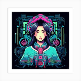 Chinese Girl 4 Art Print