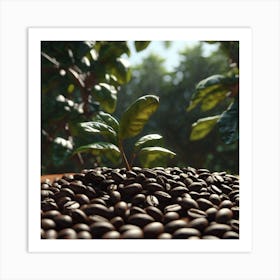 Coffee Beans 137 Art Print