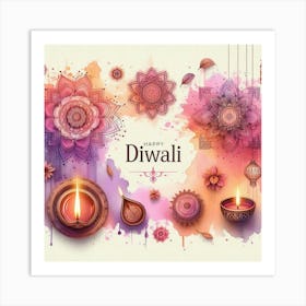 Happy Diwali Images Templates Design S (17) Art Print