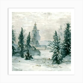 Winter Landscape 2 Art Print