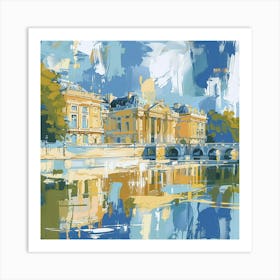 Paris By The Water Art Print