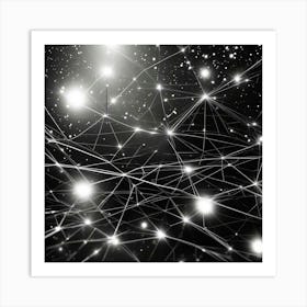 Abstract Space Background 6 Art Print