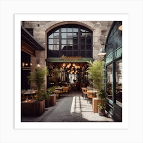 Restaurant In Paris Art Print