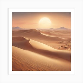 Desert Landscape - Desert Stock Videos & Royalty-Free Footage Art Print