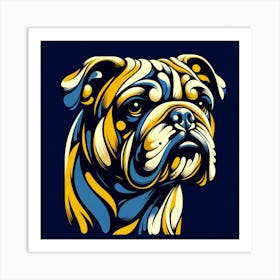 English Bulldog 03 Art Print