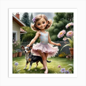 Little Ballerina Art Print