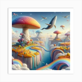 Rainbow In The Sky 18 Art Print