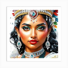 Exotic Beauty Artwork 229 Art Print