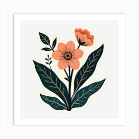 Blooming Flowers Art Print