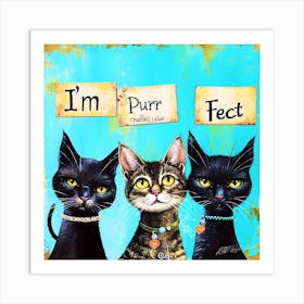 Pet Life 4 - Pet Purr Feet Art Print