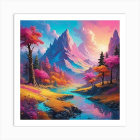 Landscape Painting Art Print Art Print