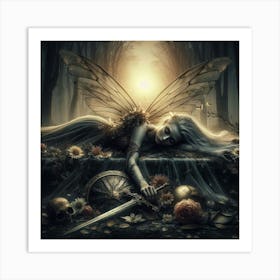 Fairy Of Death 1 Art Print