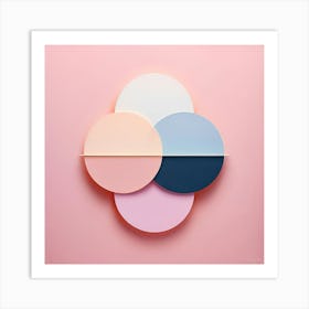 Soft Pastel Tones art print 2 Art Print