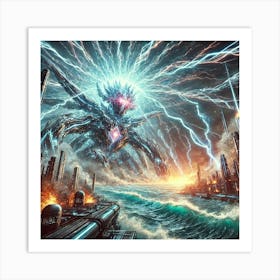 Crystal Leviathan 8 Art Print