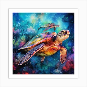 Sea Turtles 5 Art Print