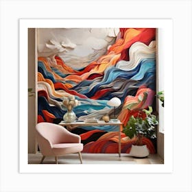 Abstract Painting 4 Art Print