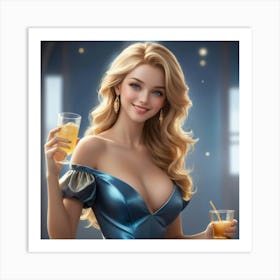 Sexy Blonde 22 Art Print