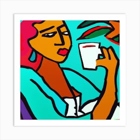 Café Zuzu Art Print