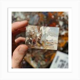 Miniature Oil Painting Art Print