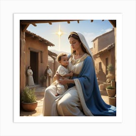 Jesus With Child 1 Art Print