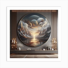 A circle of Art Print