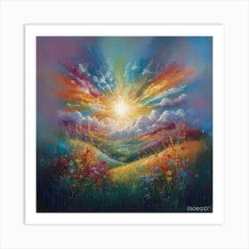 Sunrise Canvas Print Art Print