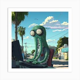 Octopus Art Print