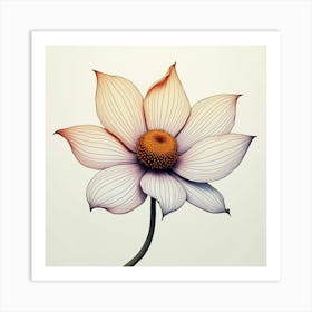 Lotus Flower Art Print