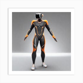 Futuristic Man 112 Art Print