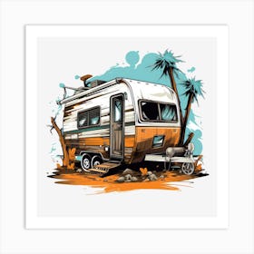 Rv Camper 6 Art Print