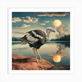 Secretary Bird 4 Art Print