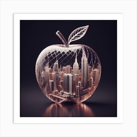 Apple City Art Print